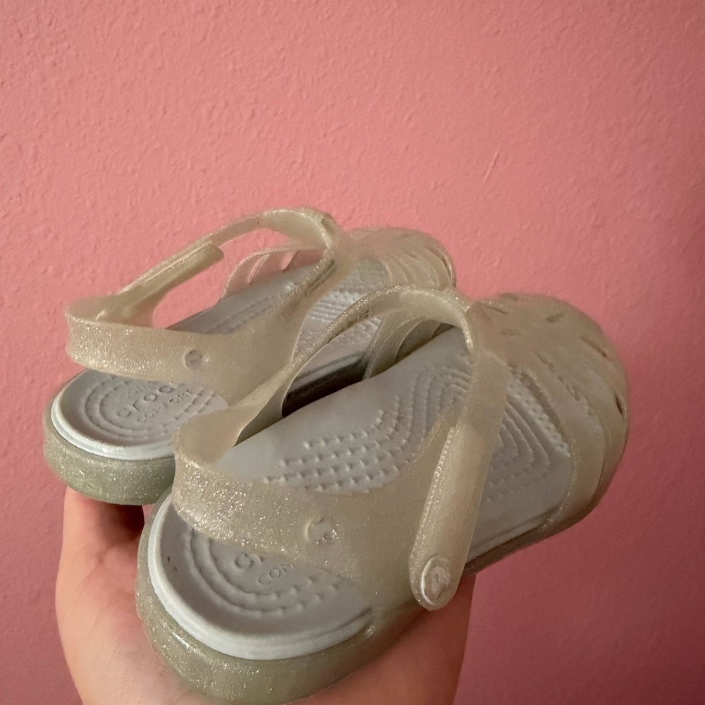 Crocs Kids Glitter Jelly Sandals - Picture 5 of 6